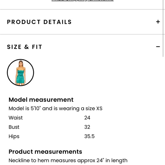 Superdown medium strapless. Never worn. - Picture 3 of 4